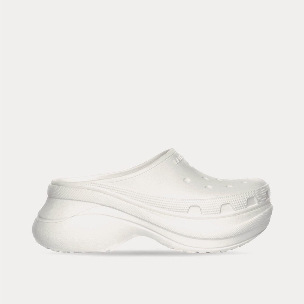 BALENCIAGA + Crocs Pool perforated rubber slides